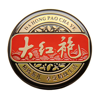 深圳標牌銘牌茶葉金屬牌標志貼標茶葉包裝盒銘牌