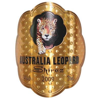 工廠定做澳洲豹標貼金屬腐蝕標牌銘牌標貼五金銘牌